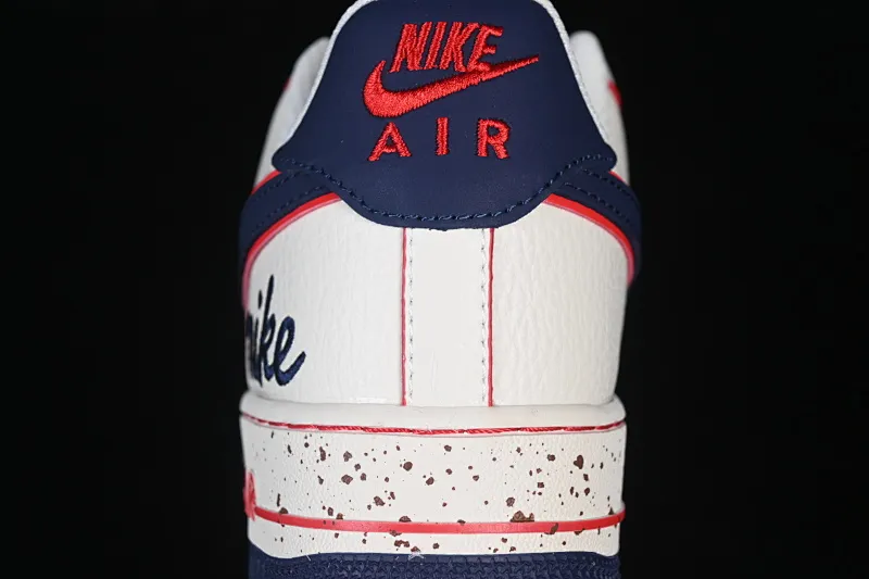 All Categories Nk Air Force 1 Air Force Series Nk Air Force 1 Low Air Force Low Nike Air Force 1'07 Low Milk White Blue Red Spot Air Force One Low Casual Sneakers NH0601-545
